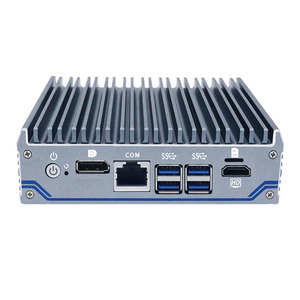 Partaker không quạt Mini PC j4125 nhúng điều khiển công nghiệp DDR4 4 LAN Sim 1 HD 1 dp máy chủ vi văn phòng cấp công nghiệp máy tính - Product Image 3