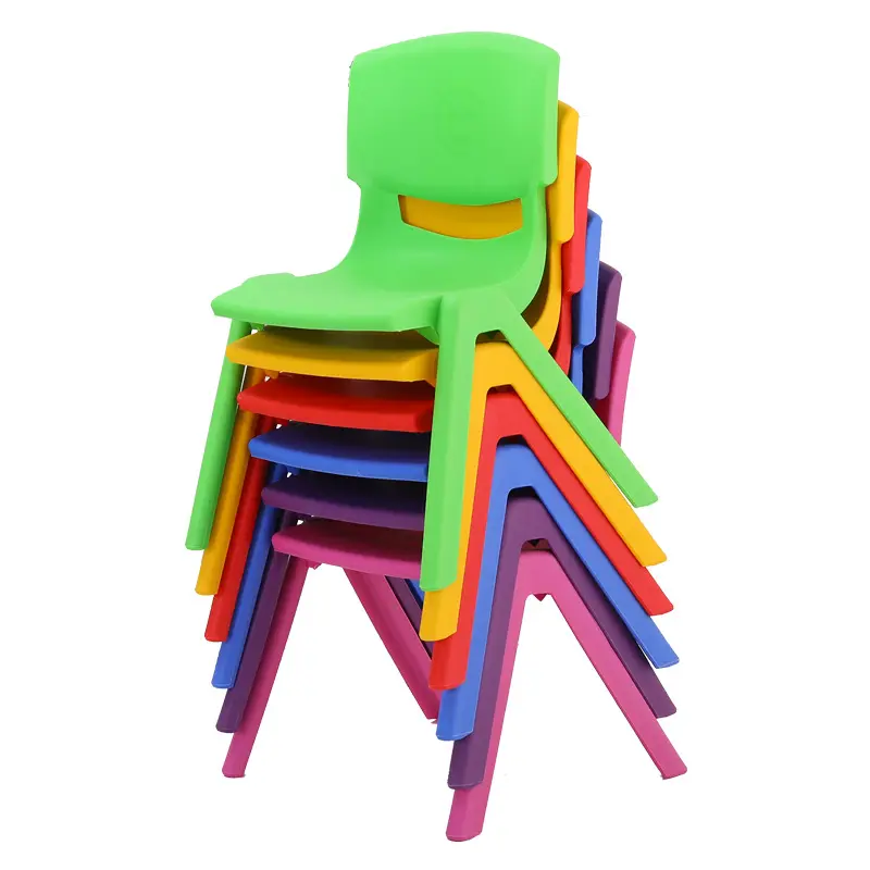 아이 의자 를 식사하는 아이를 위한 공장 도매 다채로운 실내 유치원 아이들 가구 플라스틱 의자