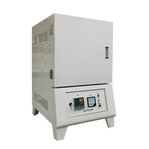 50 Programmable Segments Heat Treatment Box Furnace Small 12L Lab 1500 Degree Muffle Furnace