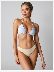 กางเกงในไร้รอยต่อสำหรับผู้หญิง ทรงวี เอวต่ำ เซ็กซี่ มองไม่เห็น ระบายอากาศได้ดี ยืดหยุ่น - Product Image 2