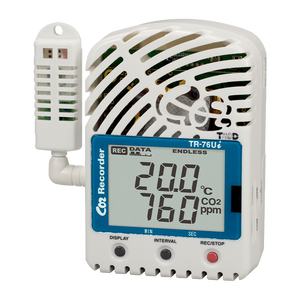 เครื่องบันทึกอุณหภูมิและความชื้นอุตสาหกรรม TR-76Ui พร้อมเซ็นเซอร์ภายนอกสำหรับโรงเรือน OEM TandD - Product Image 1