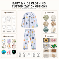 Nouvelle Arrivée Hongbo Pyjamas de Noël Tenue Enfant Pyjamas Mignons Designer Impression DIY Pyjama de Noël Vêtements pour Enfants en Gros