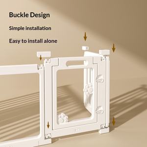 <span class=keywords><strong>2026</strong></span> नए डिजाइन ऐक्रेलिक कुत्ते प्लेपेन प्लास्टिक क्रate पिंजरे केनेल पालतू बाड़ छोटे मध्यम पिल्ला कुत्तों और छोटे जानवरों के लिए सुरक्षित - Product Image 3