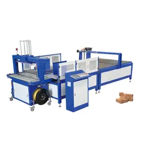 ZHENHUA Corrugated Cardboard Carton Automatic PP Belt Strapping Bundling Box Machine For Gluer