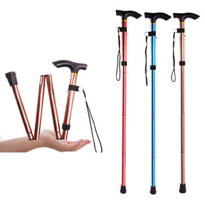 Bastones de Senderismo de Aleación de Aluminio, Telescópicos, Plegables, Ajustables, Ligeros, Equipo de Trekking para Exteriores ZD-01 - Product Image 3