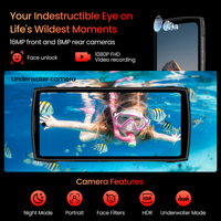 Nuevo Teléfono Inteligente Resistente LAGENIO Panther2 4G LTE Original, 120Hz, 12GB+128GB, 5150mAh, 18W, Cámara de 8MP+16MP, IP68