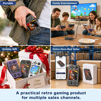 Console de jeu portable R36h avec écran IPS de 3,5 pouces, 128 Go intégrés, plus de 20000 jeux classiques, console de jeu portable pour enfants, cadeau
