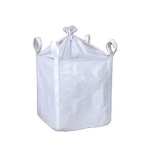 शीर्ष लोकप्रिय व्यापक रूप से प्रयुक्त हेवी ड्यूटी पीपी जंबो सुपर बोरियां बड़े बैग 1000 किग्रा 1 टन रेत सीमेंट कोयला थोक बैग