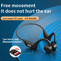 Écouteurs Sportifs Usine VG06 Anti-Transpiration Étanche Fitness Cyclisme Haut-Parleur Carte TF Sans Fil Bluetooth à Conduction Osseuse