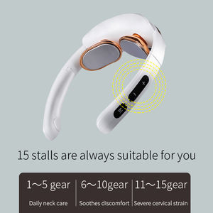 Masseur intelligent rechargeable OEM pour le cou et les épaules, soulagement par impulsions avec chaleur profonde, cible les douleurs cervicales et des épaules - Product Image 4