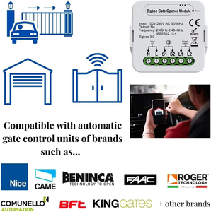 Module d'ouverture de porte de garage intelligent Tuya WiFi Zigbee ESP8685 avec capteur, contrôle à distance par application, interrupteur de <span class=keywords><strong>portail</strong></span> automatique pour Alexa Google - Product Image 6