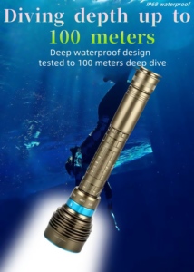 Công suất cao chất lượng cao Scuba Diving Đèn pin hợp kim nhôm L2 LED siêu sáng 7000 lumens dưới nước 100m lặn ngọn đuốc - Product Image 4