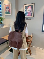 Mochila de Cuero Genuino al por Mayor, Bolsa de Cuero Vintage para Portátil, Mochila de Viaje, Mochila Escolar, Venta al por Mayor para Tiendas