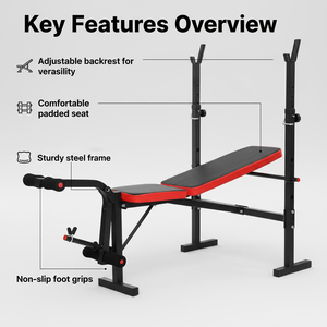 Multi-Function <strong>Weight</strong> <strong>Lifting</strong> Rack One-Stop Service Exercise <strong>Bench</strong> Foldable Dumbbell <strong>Bench</strong> - Product Image 2