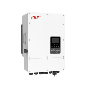 อินเวอร์เตอร์พลังงานแสงอาทิตย์ PBP 12KW ไฮบริด แบบออฟกริดและออนกริด คลื่นไซน์บริสุทธิ์ DC เป็น AC เฟสเดียว - Product Image 4