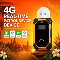 Dispositivo de Seguridad con Alarma de Patrulla RFID 4G 125kHz, Sistema de Gestión en Tiempo Real en Línea, Punto de Control HUAguard HUA-K2 1800mAh