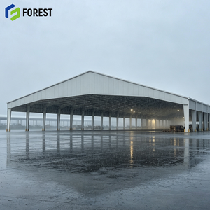 Estructura de Acero de Marco Portátil de Alta Resistencia Diseñada a Medida, Almacén Semiabierto de Gran Altura, Terminal de Estacionamiento para Cadena de Suministro - Product Image 1