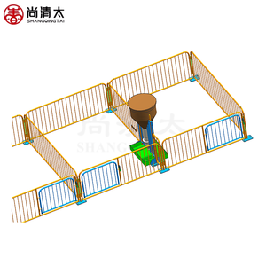Attrezzatura Professionale per Allevamento, Gabbia per Ingrasso Suini, Resistente, Zincata a Caldo - Product Image 2