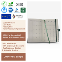 Agendas classiques A4 ivoire avec mise en page hebdomadaire pour l'organisation professionnelle, certifiés ISO 9001