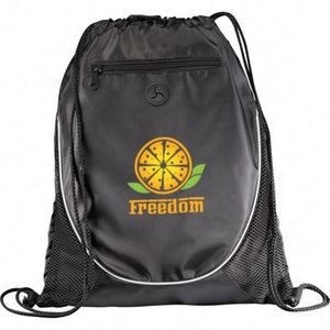 210D Polyester <b>Drawstring</b> <b>Backpack</b> Bags with Customized logo Printing - Product Image 3