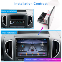 Universel Android Single Din Voiture Stéréo Écran Tactile 7''9 ''Autoradio Auto Voiture Média pour Toyota Support Carplay 1 Din Autoradio
