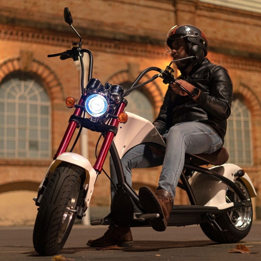 Chopper City 黒 Mangosteen Citycoco Electric Chopper M1PS Knight Custom