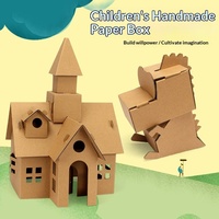 Modèles en papier 3D créatifs pour enfants, avion, char, voiture, sous-marin, jouets d'assemblage en carton, modèle personnalisable SGZY001, vente en gros