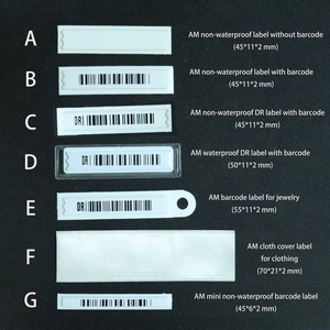 สติ๊กเกอร์กันขโมย EAS กันน้ำ แบบนิ่ม ป้องกันการโจรกรรม บาร์โค้ด AM 58 Khz สติ๊กเกอร์เตือนภัยซุปเปอร์มาร์เก็ต ป้ายเตือนภัยประตู ป้องกันการโจรกรรม ป้ายแบบกำหนดเองได้ - Product Image 2