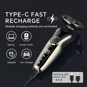Three-Blade Floating Rotary <b>Shaver</b> for Men Easy-To-Use Multi-Functional USB Charging IPX5 Waterproof Hotel Household Men's Elect - Product Image 2