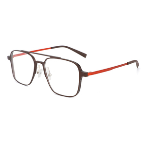 HIGH End Double Bridge Hydraonalium Kính Mắt Khung Nhà Sản Xuất Kim Loại Quang Học Eyewear Ánh Sáng Màu Xanh Lọc Kính Cho Nam Giới - Product Image 3