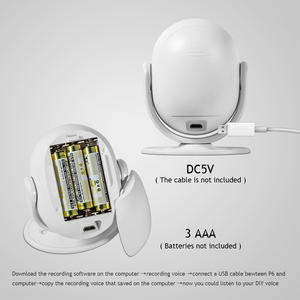 <span class=keywords><strong>KERUI</strong></span>-<span class=keywords><strong>alarma</strong></span> de bienvenida WP7, Sensor de movimiento PIR infrarrojo inalámbrico, timbre de puerta - Product Image 3