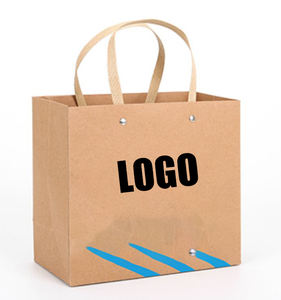 Sac fourre-tout en carton kraft durable personnalisé Xinrunjin avec fermeture magnétique et ruban pour l'emballage promotionnel de vêtements - Product Image 1