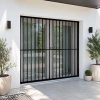 Grille de sécurité verticale en alliage d'aluminium, barrière antivol et anti-escalade pour fenêtre extérieure de sous-sol et d'appartement
