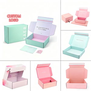 Miễn Phí Thiết Kế Biểu Tượng Tùy Chỉnh Bao Bì Hộp, Thân Thiện Với Môi Vẻ Đẹp Tự Nhiên Gửi Thư Vận Chuyển Hộp, Giấy Màu Đen Hộp Bưu Phẩm - Product Image 5