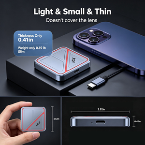 Draagbare externe SSD van 1000MB/s met aluminium Type-C mobiele solid state drive voor PC, Mac, telefoon, aangepaste LOGO en OEM M.2 NVME SSD - Product Image 2