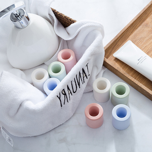 Set di Quattro Portaspazzolini in Diatomite Super Assorbente ed Ecologico, <span class=keywords><strong>Design</strong></span> Moderno, Sottobicchieri per Bagno, Accessori per la Casa - Product Image 5