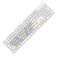 Nouveau clavier de projection sans fil USB OEM avec disposition russe/anglaise/française/coréenne/hébraïque/arabe/espagnole