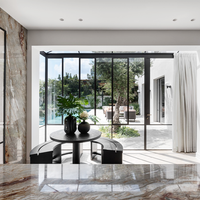 Fenêtre à battant en acier série 70, isolation thermique de luxe pour villa, certifiée NFRC CE, insonorisée, pour résidentiel haut de gamme US/UE