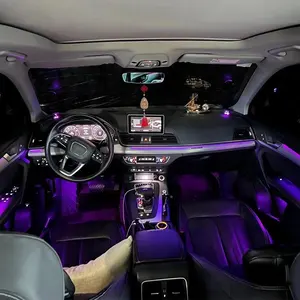 Hot Bán phụ kiện xe hơi trang trí nội thất 12V LED bầu không khí ánh sáng cho Audi Q5 2018-2023 nội thất xe ánh sáng