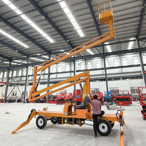Hydraulische Opvouwbare Arm Lift <span class=keywords><strong>Platform</strong></span> 10M 12M 14M Articulerende Boom Lift Voor Bouw En Fabrieksreparatie - Product Image 6