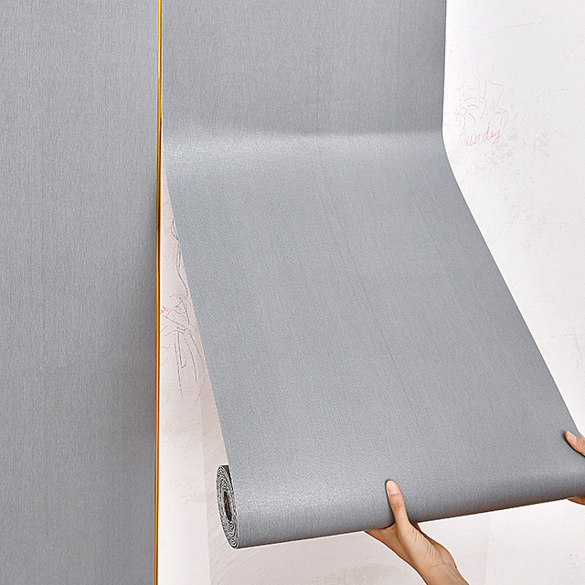 Custom Fabric Pattern Printed Decorative PVC Wallpaper Design Blank Texture Printable Wallpaper