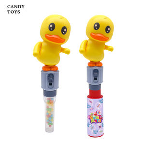 Jouet en plastique ABS jaune en forme de canard de dessin animé PLATO pour enfants avec des mouvements de danse et des sons - Cadeau surprise créatif promotionnel - Product Image 3