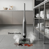 Laveur de sols haute performance à succès avec contrôle intelligent par capteur, aspirateur-serpillière sans fil pour sols durs avec fonction de lavage à chaud et humide