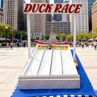Jeu de course de canards interactif pour enfants et adultes, parc d'attractions, parc d'aventure, parc de trampolines, aire de jeux extérieure en PVC