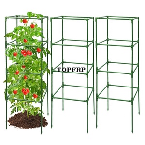 <b>Garden</b> Plant Support Frame Square Tomato Cages - Product Image 3