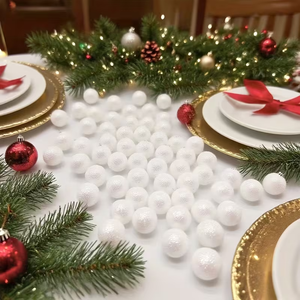 Hot Sale Christmas <b>Glitter</b> 3D Foam <b>Ball</b> 1.2cm Colorful DIY Decoration <b>Glitter</b> <b>Ball</b> - Product Image 5