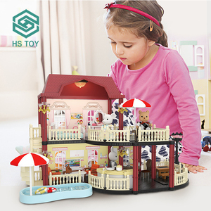 HS TOY DIY-diario <span class=keywords><strong>de</strong></span> Koala <span class=keywords><strong>de</strong></span> 3 capas, muebles <span class=keywords><strong>de</strong></span> lujo para Villa, castillo, <span class=keywords><strong>casa</strong></span> <span class=keywords><strong>de</strong></span> <span class=keywords><strong>muñecas</strong></span> <span class=keywords><strong>con</strong></span> tobogán, juego <span class=keywords><strong>de</strong></span> simulación - Product Image 5