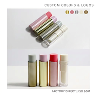 Tube de rouge à lèvres vide en plastique de 3,5 ml en gros, contenant pour baume à lèvres, gloss à lèvres, emballage cosmétique, fournisseur de football