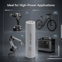 Batterie d'avion électrique avancée Tenpower 21700 50Xg 3.6V 5000mAh à décharge élevée, expédition mondiale