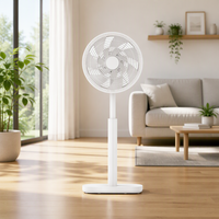 Ventilateur sur pied électrique silencieux BLDC avec télécommande, oscillant, hauteur réglable, pour la maison, la chambre, l'hôtel